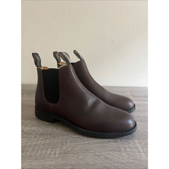 Blundstone 1900 Dress Chelsea Boots Brown Leather Slip On Ankle Boots Mens 8.5 main image 6